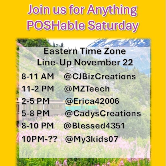 Anything POSHable!  Train Share Show - Saturday Start in the AM EST to Evenings - Picture 8 of 9